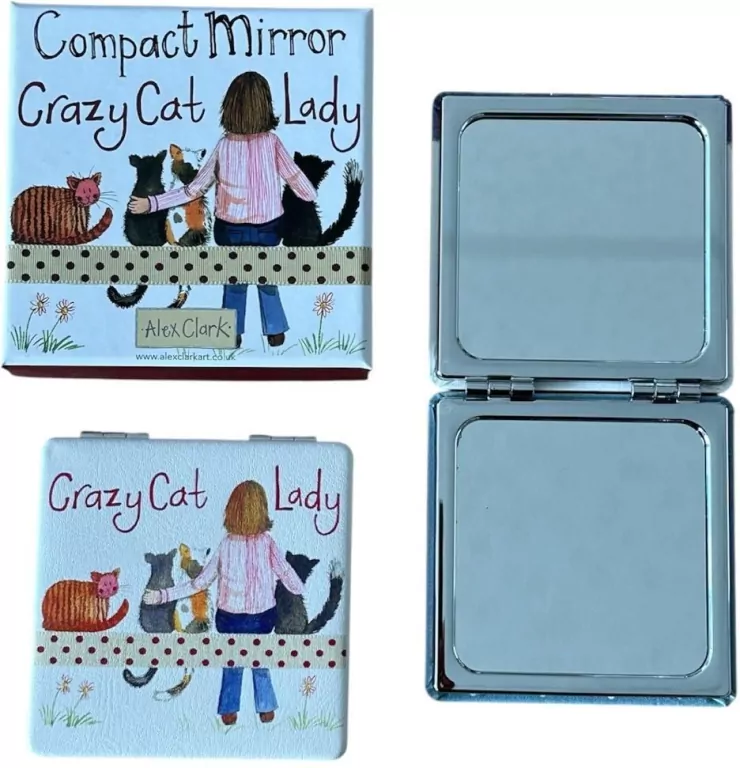 Lusterko Crazy Cat Lady Kociara - tantis.pl