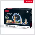 Cubic Fun. Puzzle 3D LED. Cityline Londyn - tantis.pl