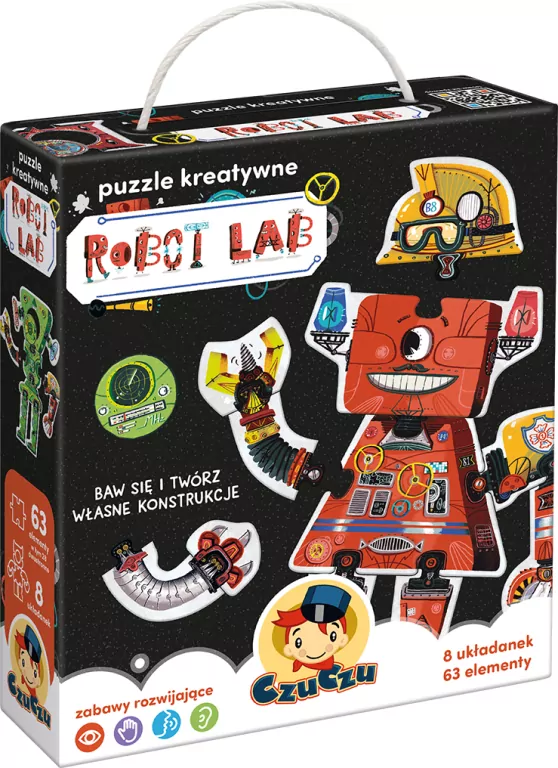CzuCzu. Puzzle kreatywne. Robot Lab - tantis.pl