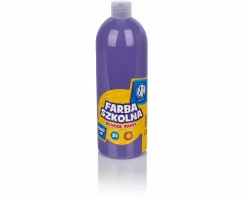 Farba szkolna fioletowa 1000ml ASTRA - tantis.pl