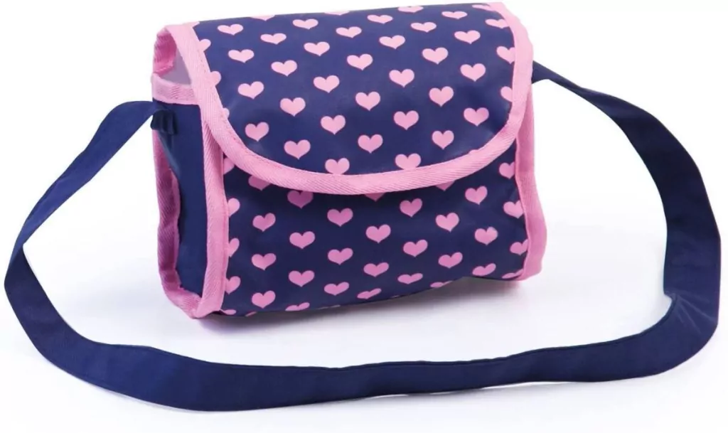 Bayer. Wózek głęboki dla lalki Trendy granatowo-fioletowy - tantis.pl