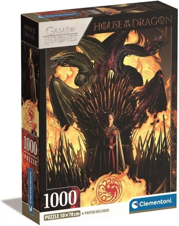 Puzzle 1000 Compact House Of The Dragon - tantis.pl
