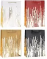 Torebka ozdobna 18x24x8cm hot-stamp mix ROZETTE - tantis.pl