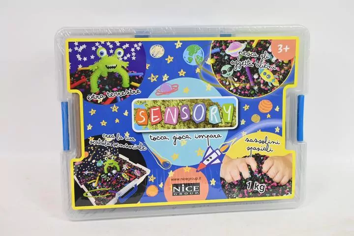 Piasek kinetyczny w skrzynce Sensory Kosmos - tantis.pl