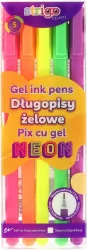 Długopis gel 5 kolorów, neon