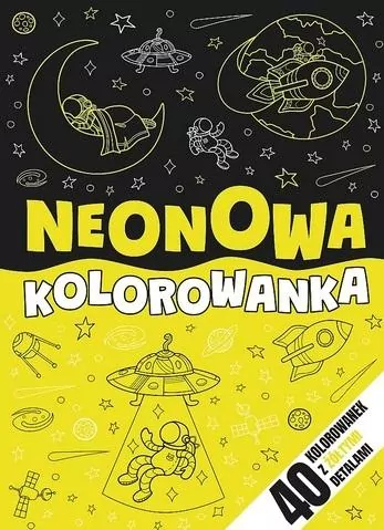 Neonowa kolorowanka żółta TREFL - tantis.pl