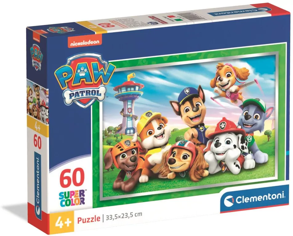 Puzzle 60 Super Color Paw Patrol - tantis.pl