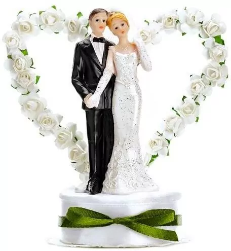 Figurka Para Młoda biały 16cm - tantis.pl