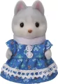 Sylvanian Families. Tandem na rowerze. Pieski Husky. Zestaw z figurkami - tantis.pl