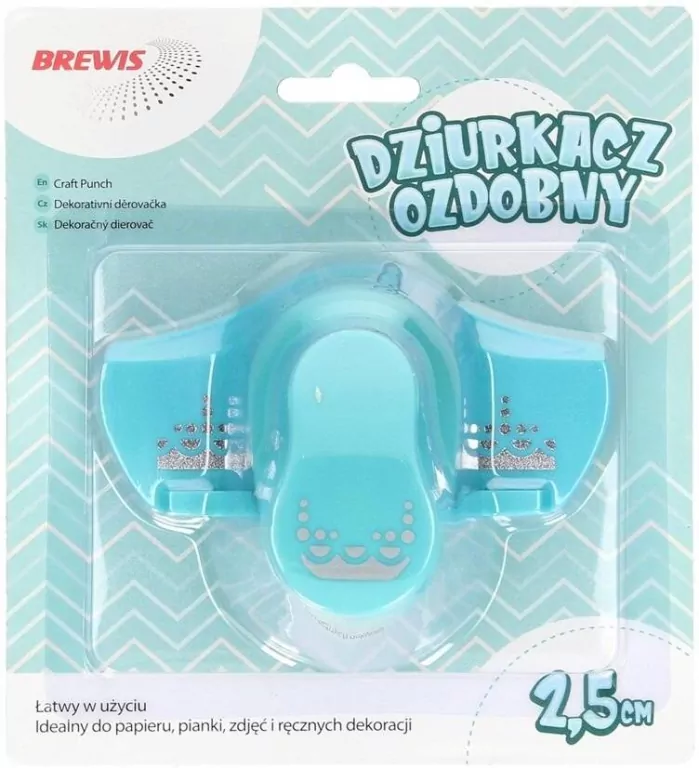 Dziurkacz ozdobny brzegowy Falbanka 2,5cm - tantis.pl