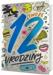 Karnet B6 Urodziny 12