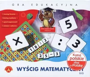 Wyścig matematyczny. Sowa Mądra Głowa - tantis.pl