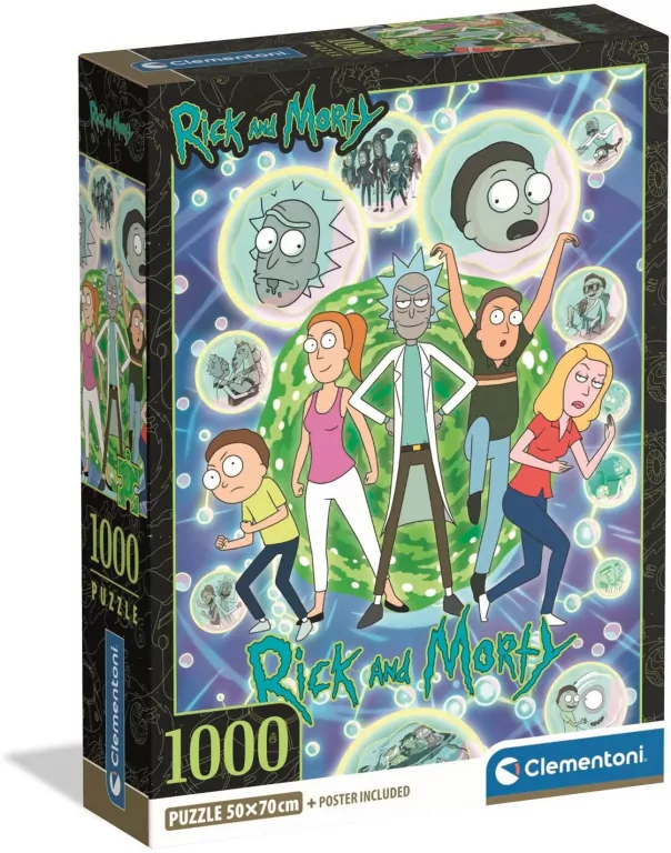 Puzzle 1000 Rick and Morty - tantis.pl