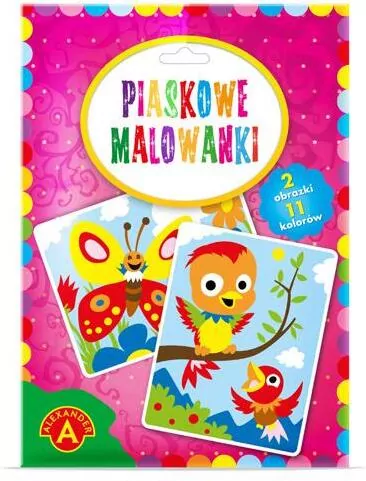 Piaskowe malowanki. Ptaszki i Motyle - tantis.pl
