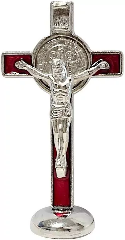 Krzyż stojący czerwony 8cm - tantis.pl