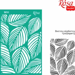 Szablon samoprzylepny wielokrotnego użytku liście 13x20cm