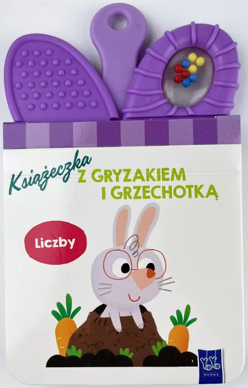 Książeczka z gryzakiem i grzechotką. Liczby - tantis.pl