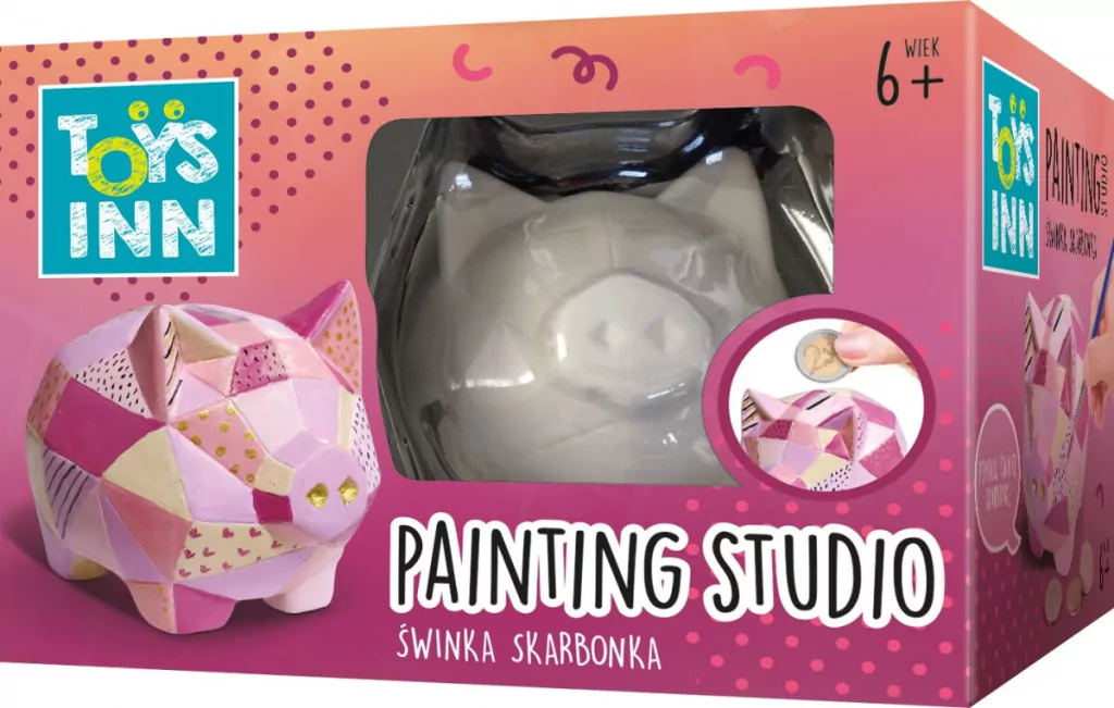 Painting studio. Skarbonka Świnka. ToysInn - tantis.pl