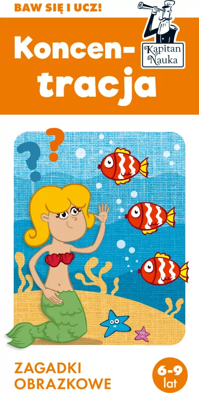 Koncentracja. Zagadki obrazkowe. Kapitan Nauka - tantis.pl