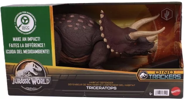 Figurka Jurassic World Eko Triceratops Obrońca Środowiska - tantis.pl