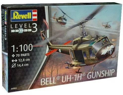 Model do składania Śmigłowiec. Bell UH-1H Gunship - tantis.pl