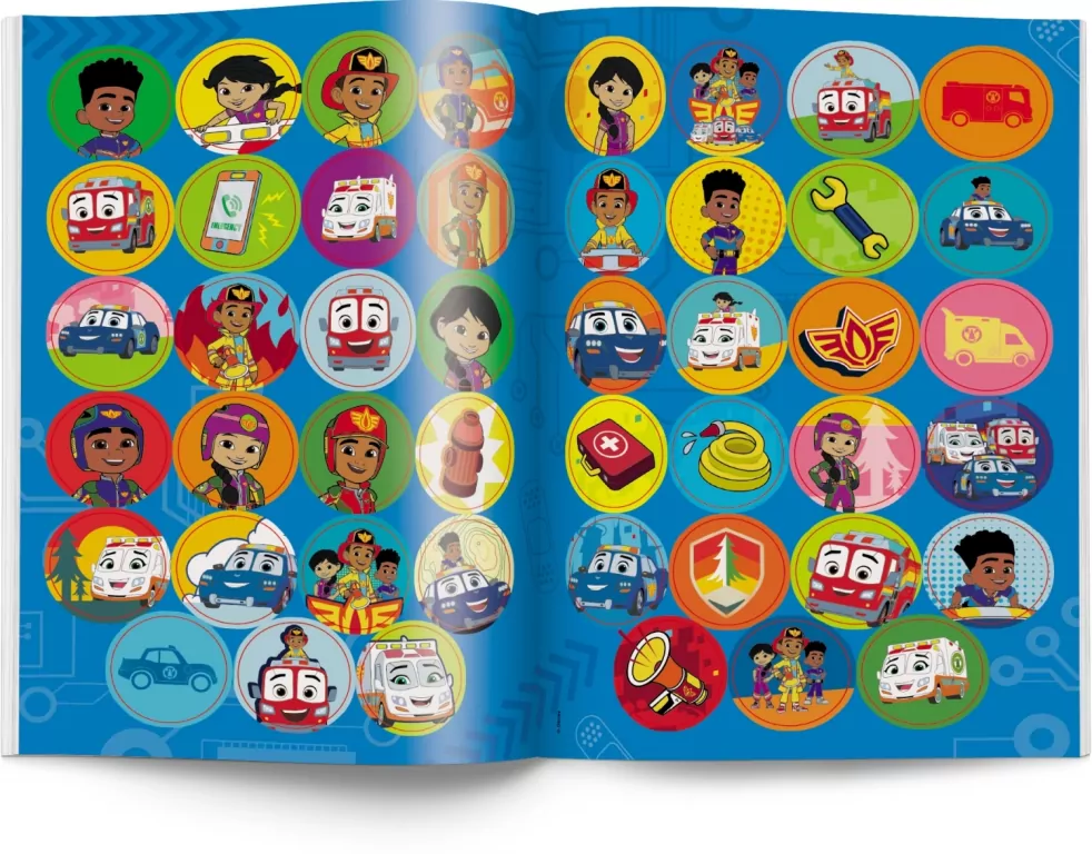 Disney. Straż Ekipa. Kolorowanka według kodu - tantis.pl