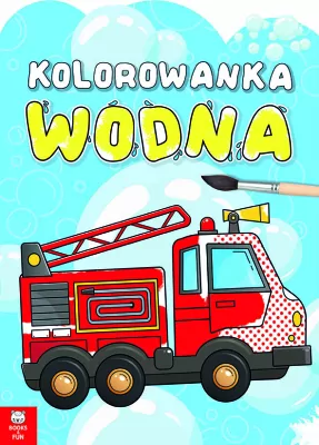 Kolorowanka wodna. Pojazdy