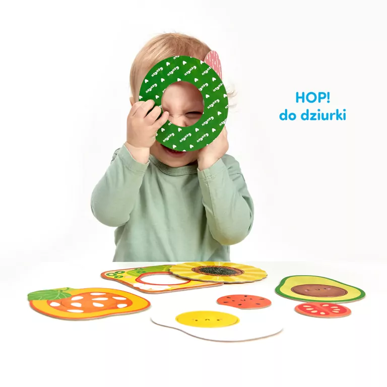 CzuCzu. Jedzenie. Moje puzzle z dziurką. 12m+ - tantis.pl