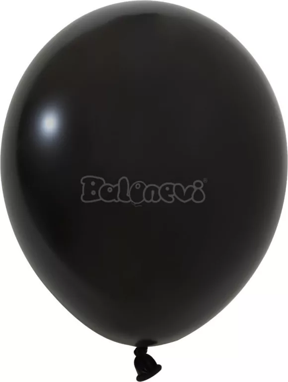Balony lateksowe Pastel czarne 25cm - tantis.pl