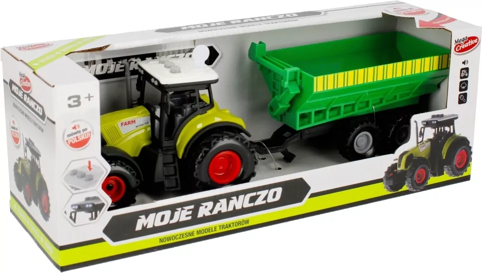 Traktor z akcesoriami Moje Ranczo - tantis.pl