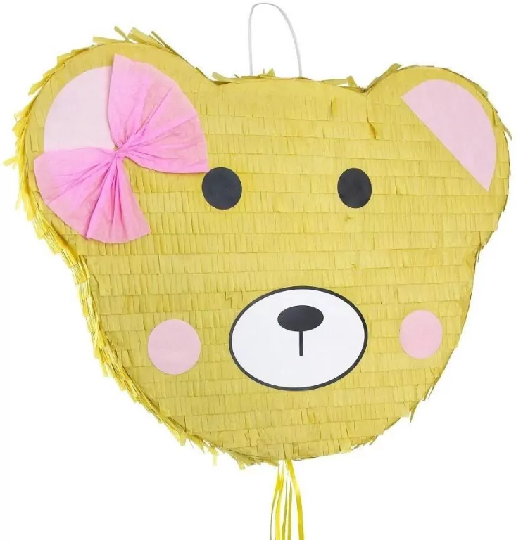 Piniata Miś z kokardką 45x7x35.5cm - tantis.pl