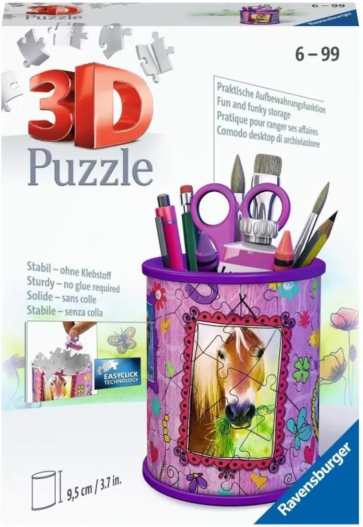Puzzle 3D Horse Pencil Cup - tantis.pl