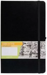 Notes A6 Kratka Romantyzm Czarny ANTRA - tantis.pl