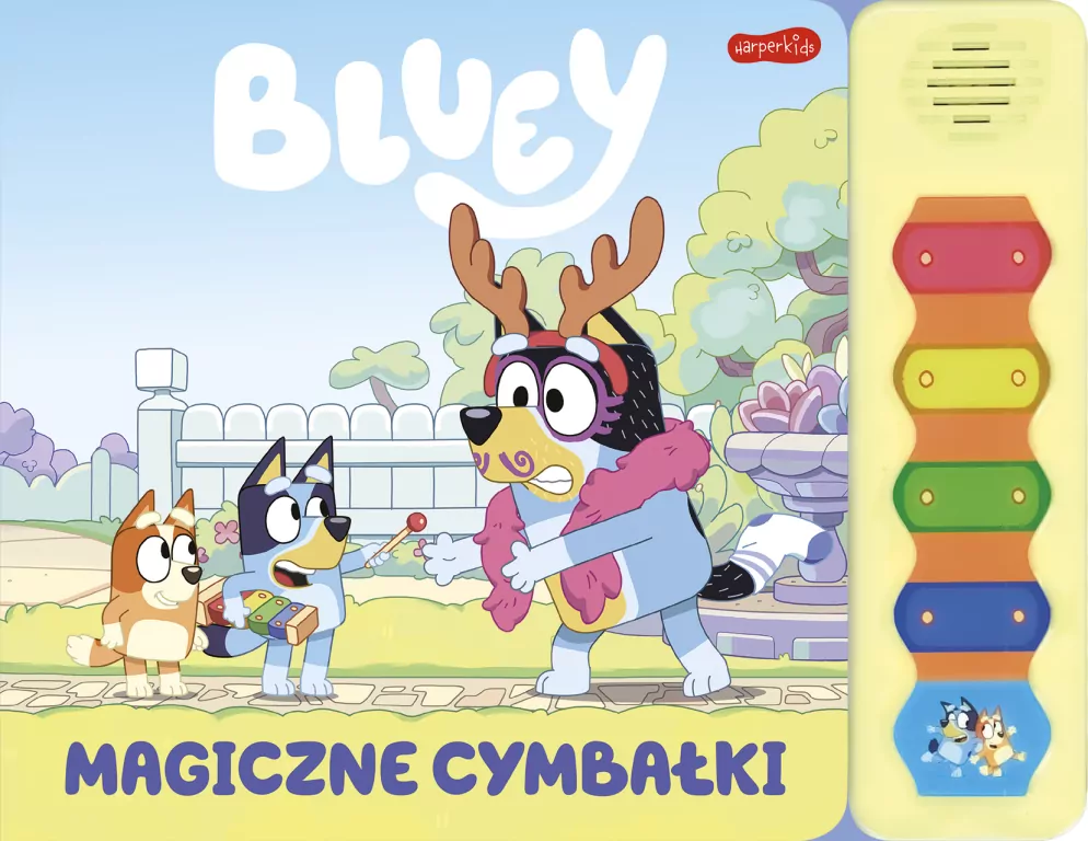 Bluey. Magiczne cymbałki. Książeczka z dźwiękami - tantis.pl