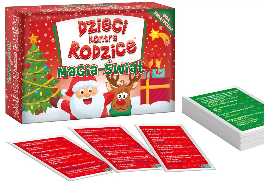 Magia Świąt. Dzieci kontra Rodzice. Gra rodzinna - tantis.pl