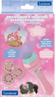 Latarka z projektorem Jednorożec Lexibook LTC050UNI