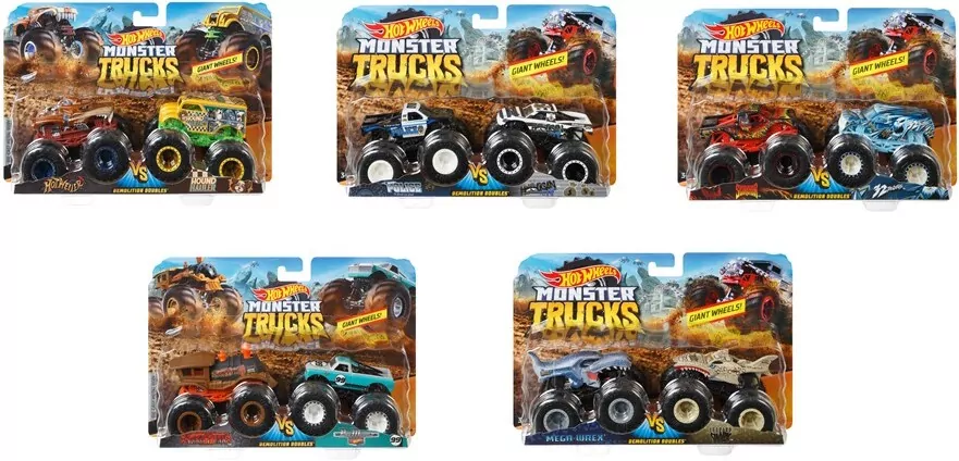 Hot Wheels. Monster Trucks Pojazd 2-pak - tantis.pl