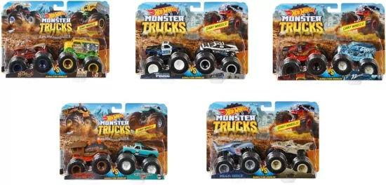 Hot Wheels. Monster Trucks Pojazd 2-pak