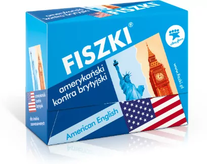 Angielski. Fiszki - Amerykanski vs.brytyjski - tantis.pl