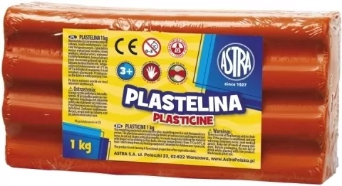 Plastelina Astra 1 kg czerwona - tantis.pl