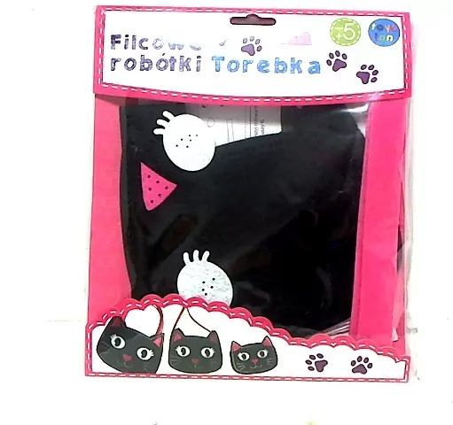 Zestaw kreatywny filcowe robótki, torebka, Kotek. ToysInn - tantis.pl