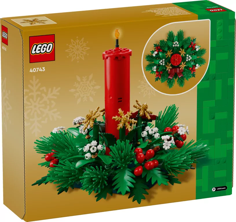 LEGO® Iconic. Świąteczna dekoracja stołu. 40743 - tantis.pl