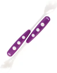 NUK. Łyżeczka do karmienia. Fioletowa