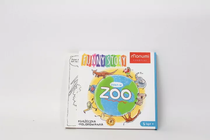 Dzień w ZOO. Książeczka-Kolorowanka - tantis.pl
