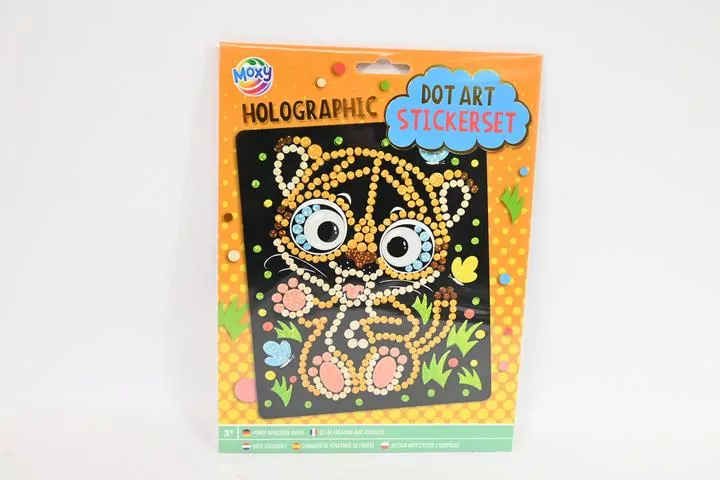 Mozaikowy obrazek holograficzny Tygrysek - tantis.pl