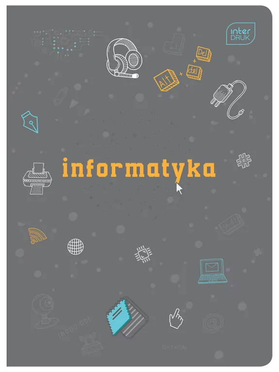 Zeszyt A5/60K kratka Hybrid Informatyka - tantis.pl