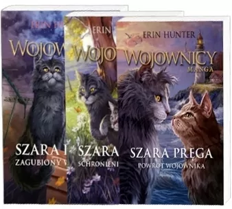 Pakiet: Wojownicy. Szara pręga. Części 1-3 - tantis.pl