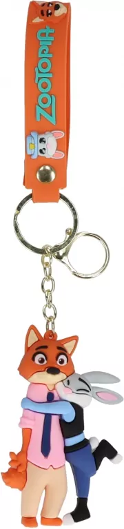 BRELOK GUM ZWIERZAKI ZOO 8CM Z OPASKA MIX4 - tantis.pl