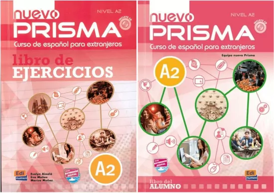 Nuevo Prisma. Poziom A2. Pakiet: Libro del alumno (Podręcznik) / Libro de ejercicios (Zeszyt ćwiczeń)
