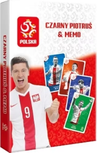 Karty PZPN. Czarny Piotruś & Memo - tantis.pl